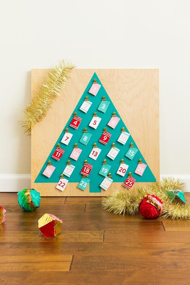 Numbered Cards On Green Triangle