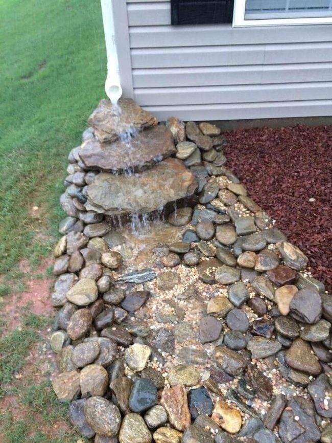 Cascading Stone Water Feature