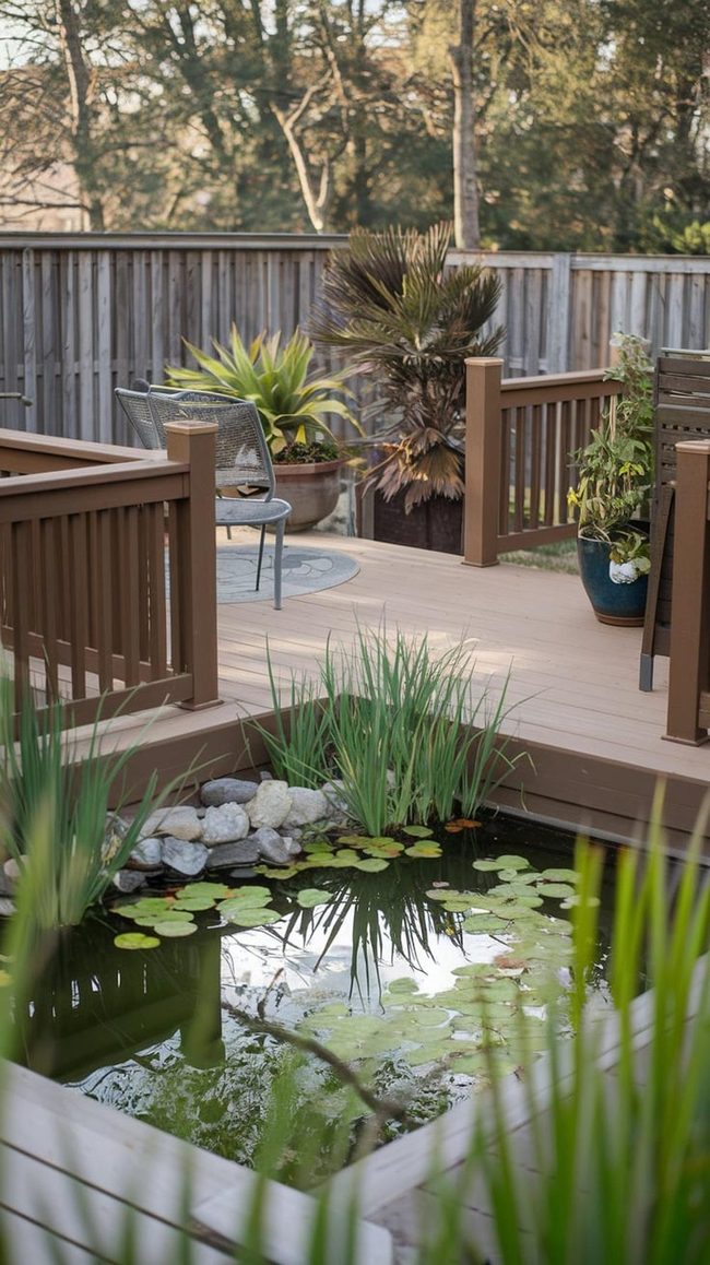 Weathered Rustic Timber Path To Seating