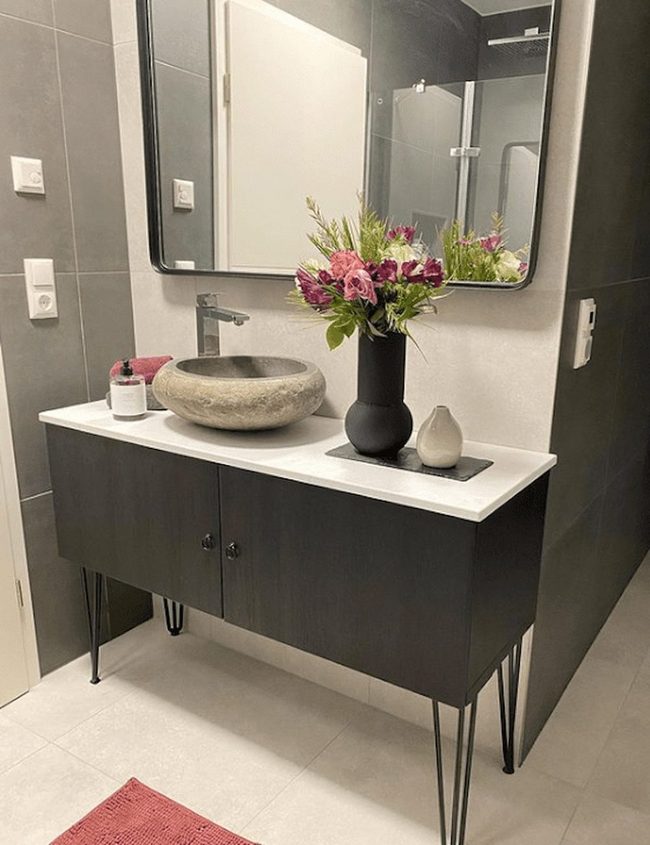 Hairpin Legs Transform Basic Vanity