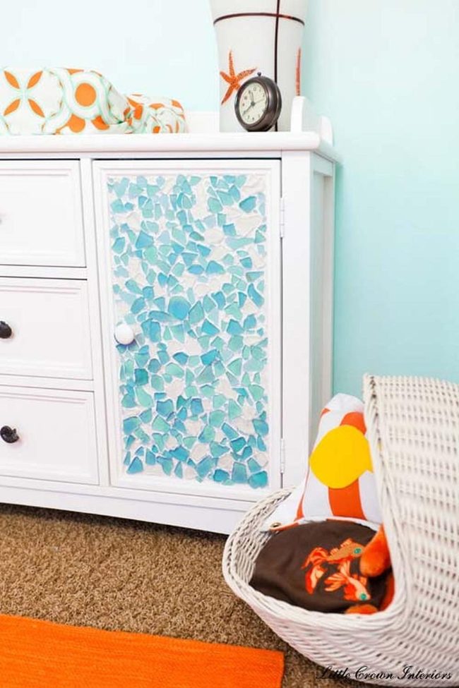 Grouted Glass Shard Dresser