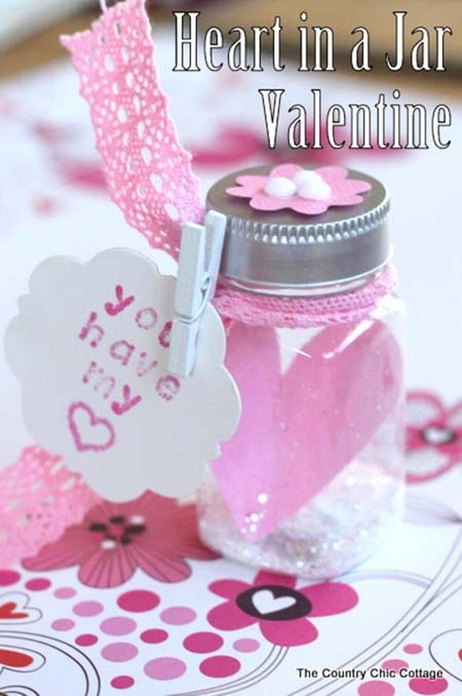 Handwritten Hearts In Glass