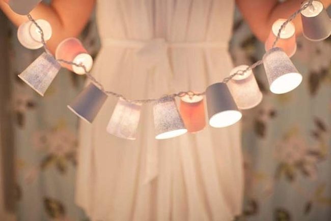 Colorful Paper Cup Lanterns