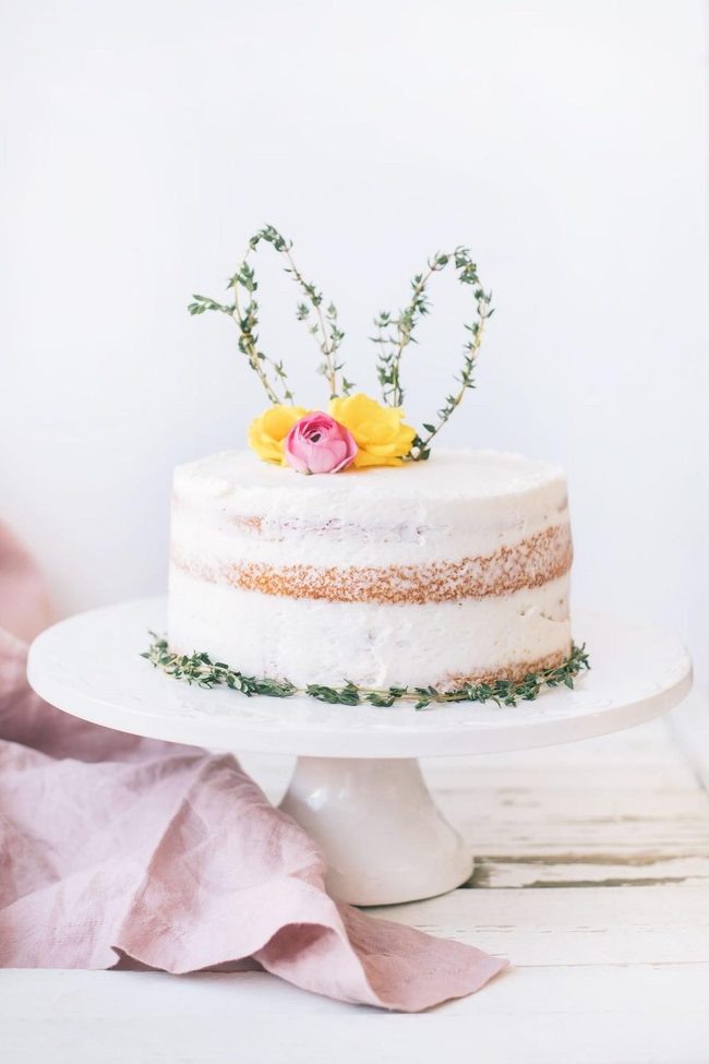 Layered Frosting, Cheerful Flowers