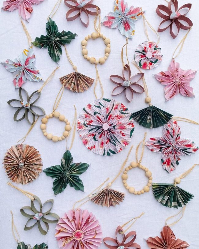 Handmade Paper Nature Wall