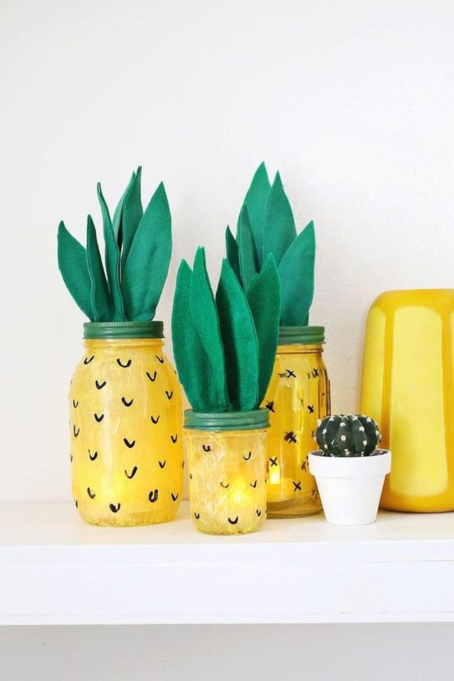 Yellow Felted Jar Sustainability