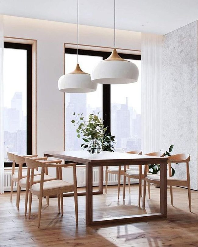 Sunlit White Dining Simplicity
