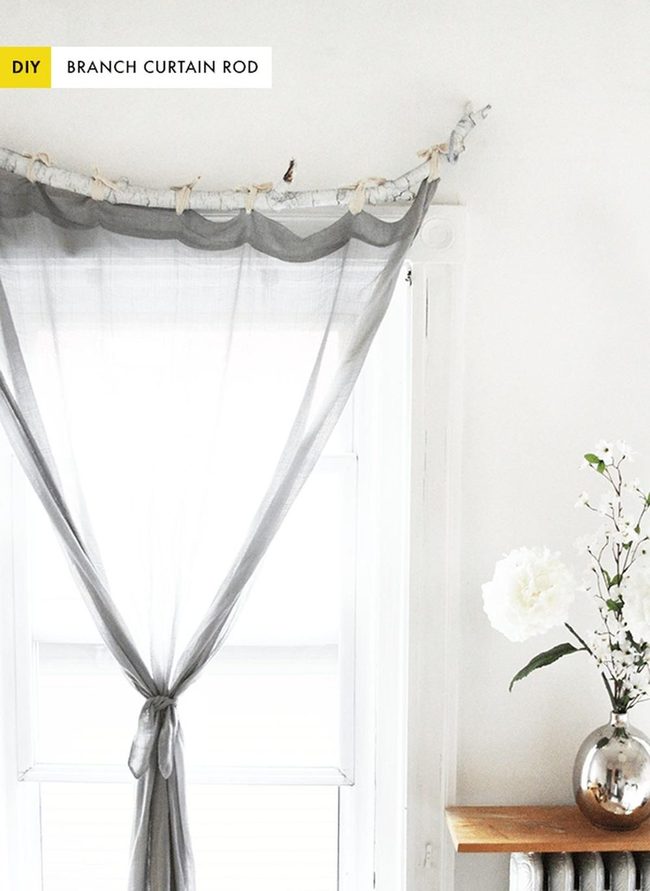 Natural Wood Branch Rods