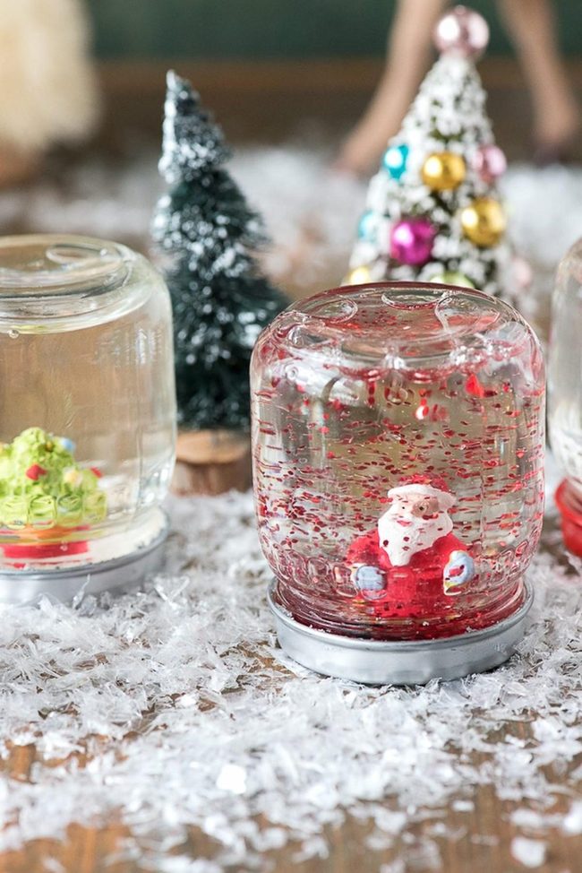 Sparkling Glass Snow Globes