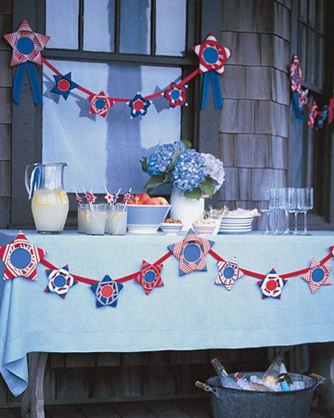 Hydrangeas And Patriotic Pastels