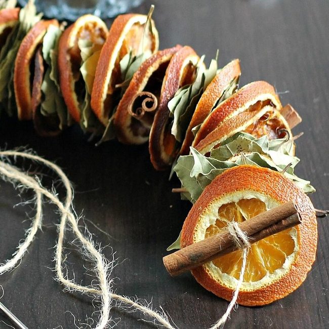 Dried Citrus Spice Garland