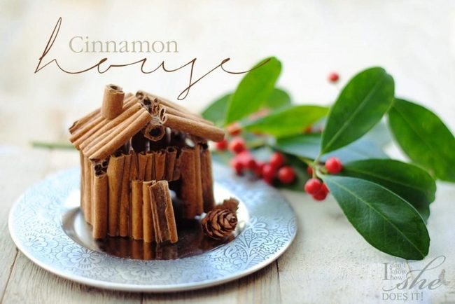 Cinnamon Stick Cottages With Berries