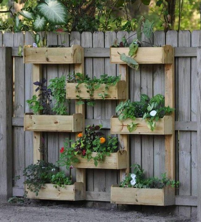 Cascading Herb Garden Fence