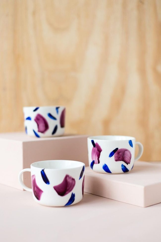 Hand-Painted Ceramic Mugs