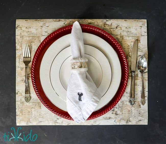 Red Charger Statement Table