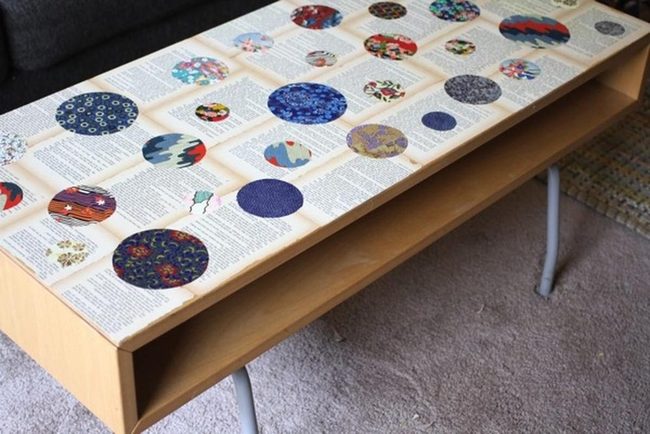 Colorful Circles With Vintage Pages