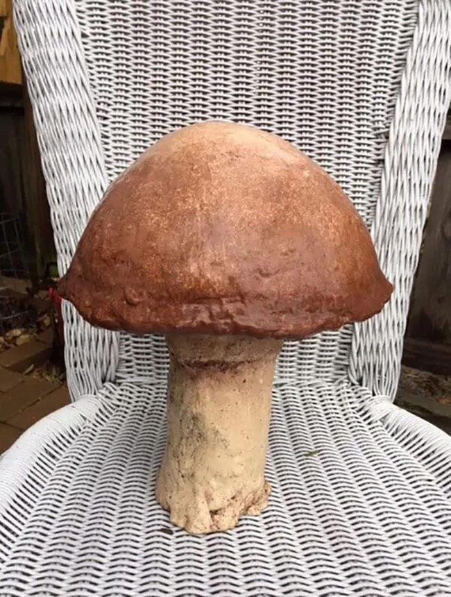 Giant Papier-Mâché Mushroom