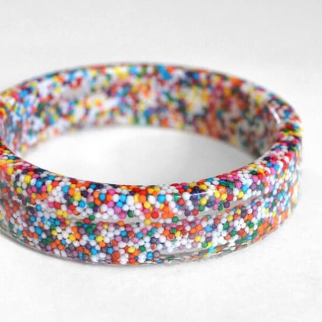 Sprinkle Resin Jewelry