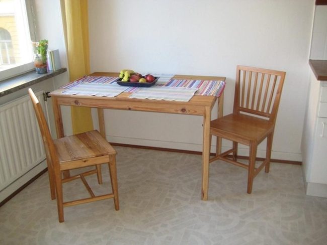 Sunlit Wood Dining Nook