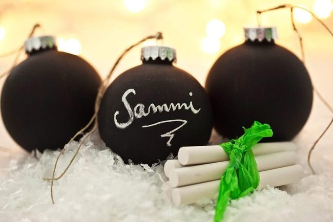 Chalkboard Baubles, Annual Reinvention