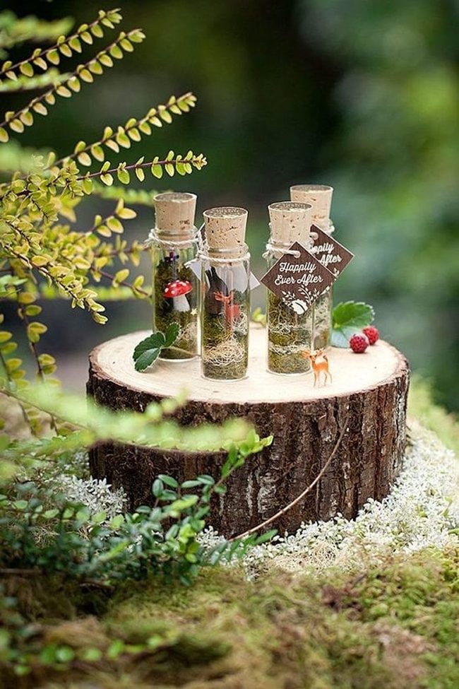 Emerald Moss Corked Bottles