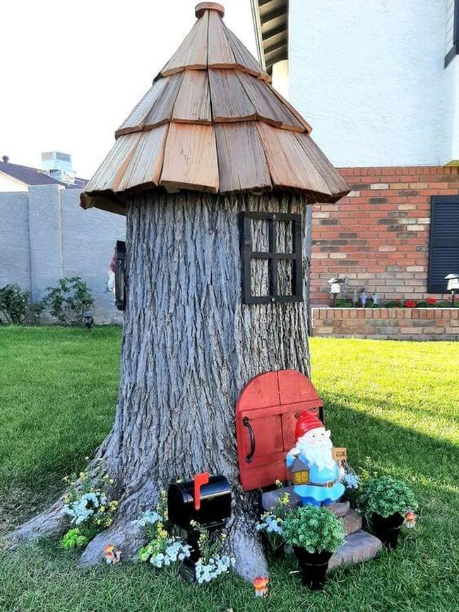 Miniature Gnome Tree House