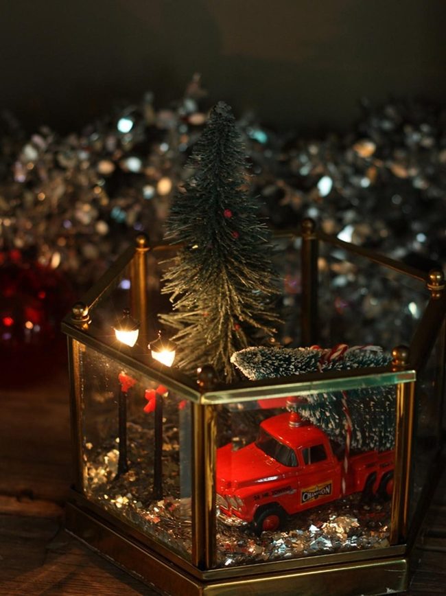 Red Truck Snow Globes