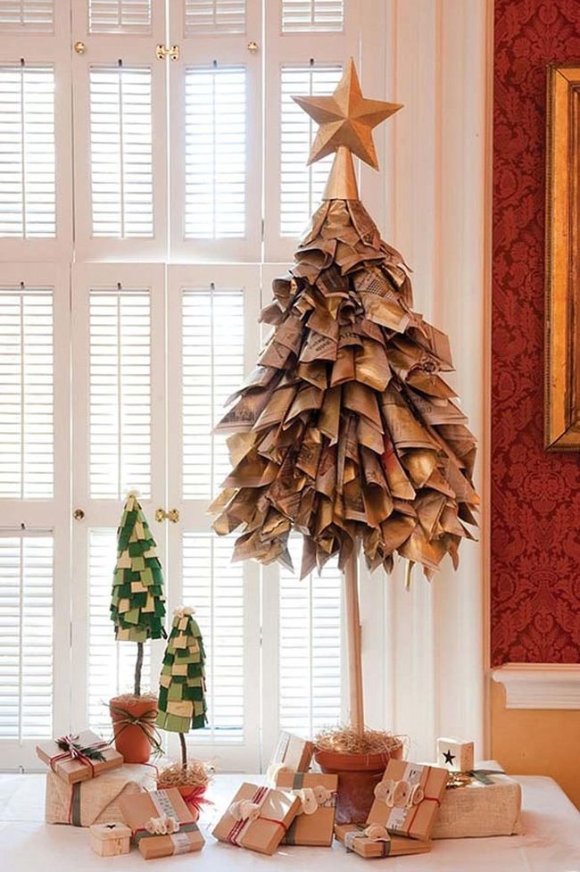 Paper Cone Tree Diy