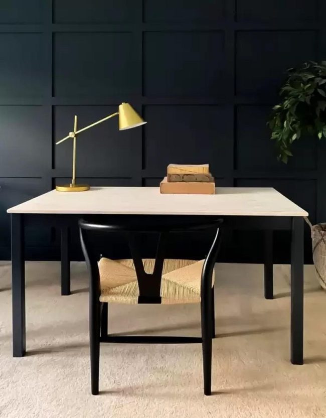 Marble Effect Budget Dining Table