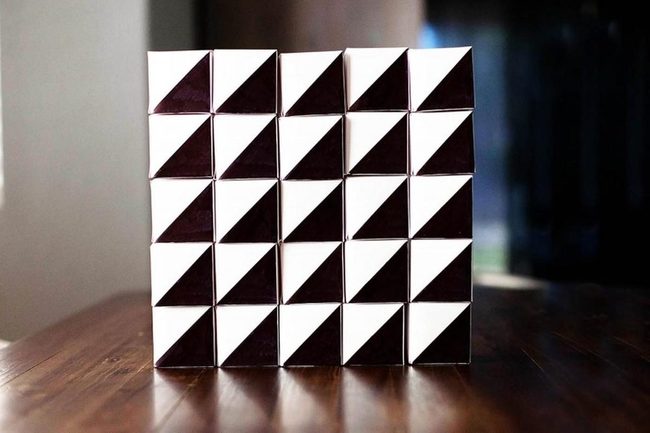 Black And White Geometric Blocks