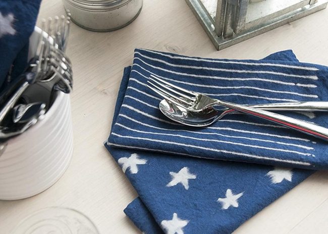 Starry Blue Dining Setup