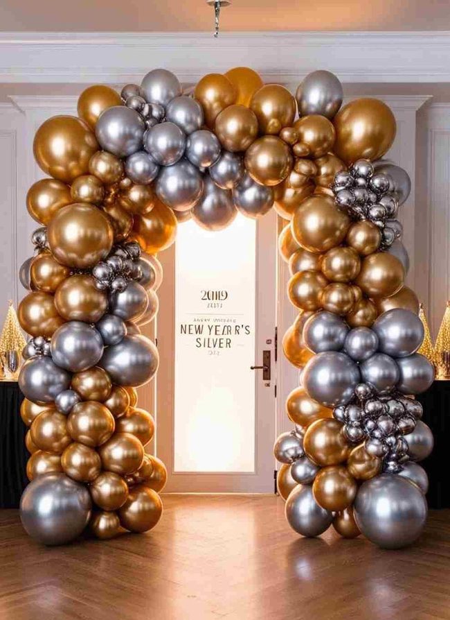 Metalliclic Balloon Arch Sparkle