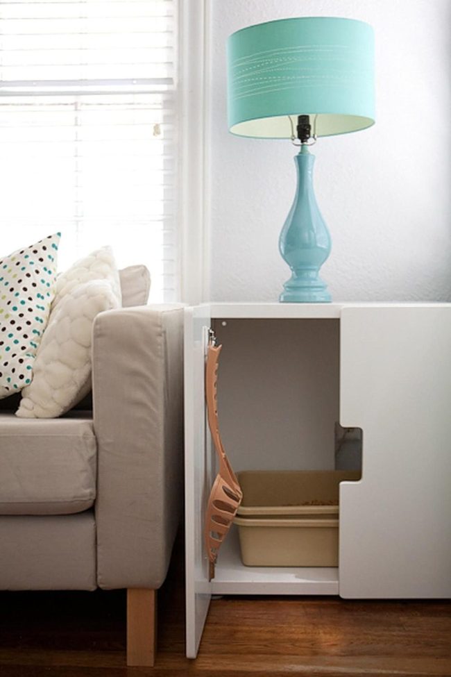 Turquoise Lamp, Neutral Sanctuary