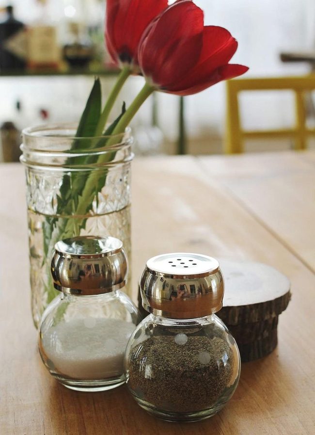 Red Flowers, Wooden Warmth, Gathered Light