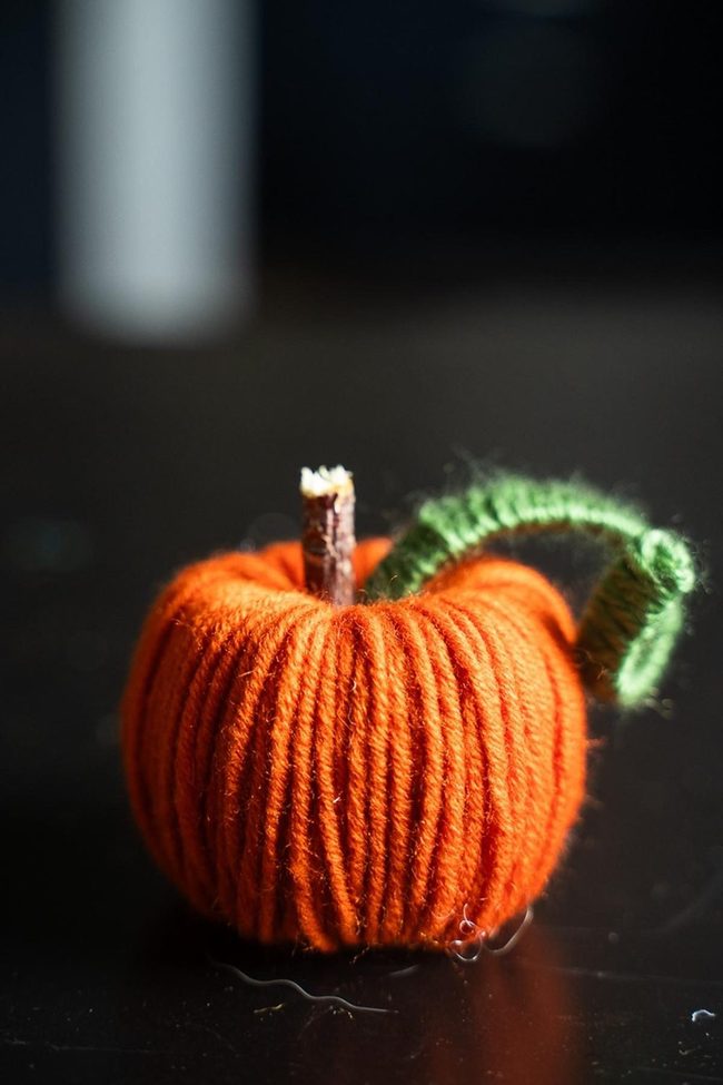 Orange Yarn Pumpkin