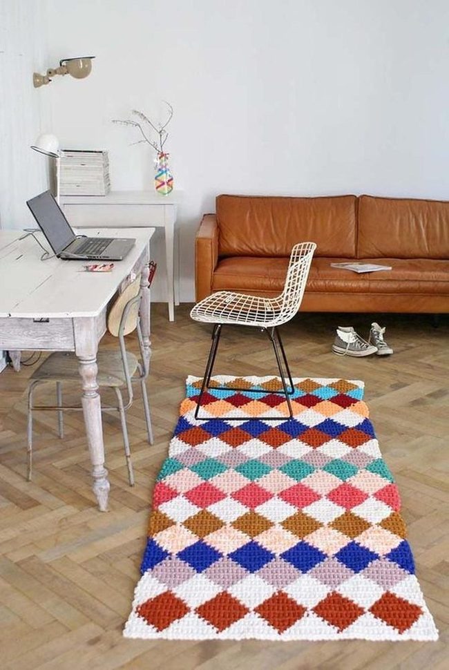 Brown Leather Workspace