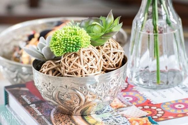 Green Willow Plant Spheres