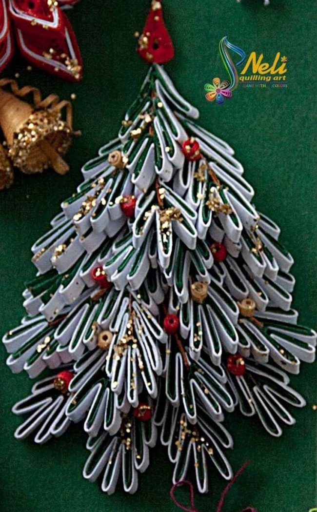 White Pine Branches With Red Berries