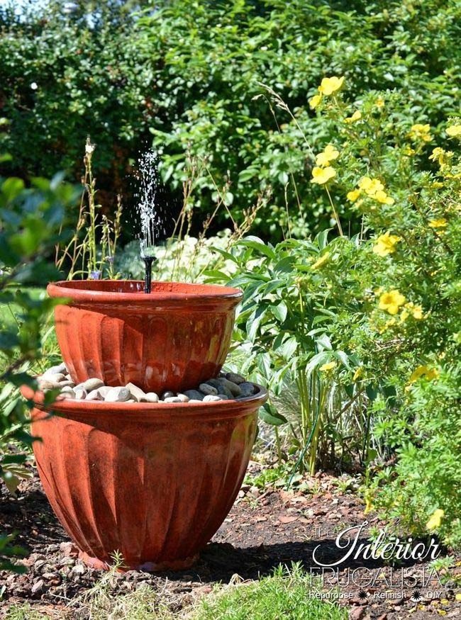 Terracotta Pot Water Fountain