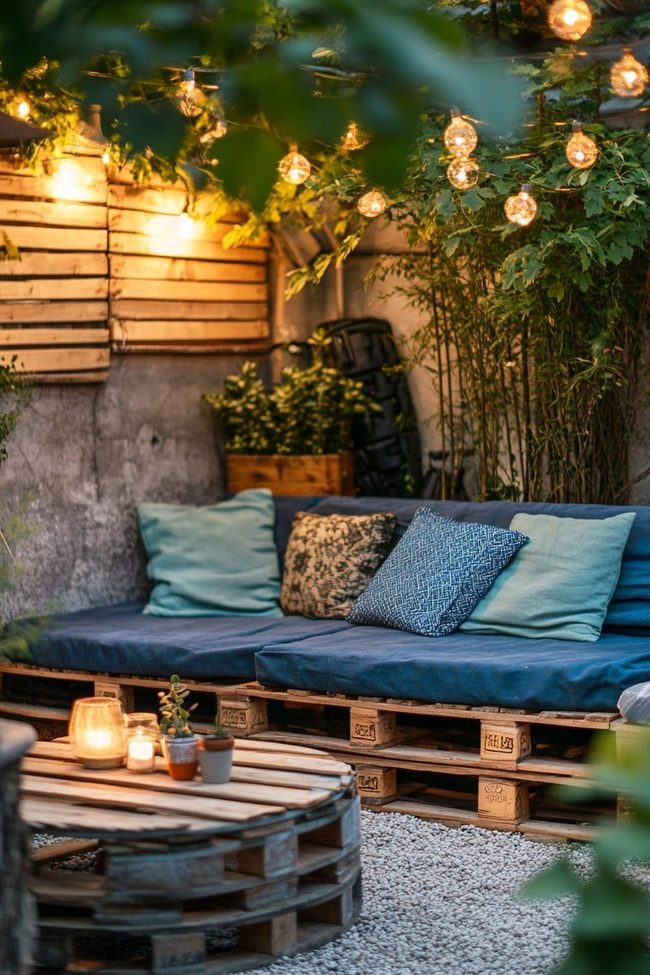 Wooden Pallets Transform Budget Seating