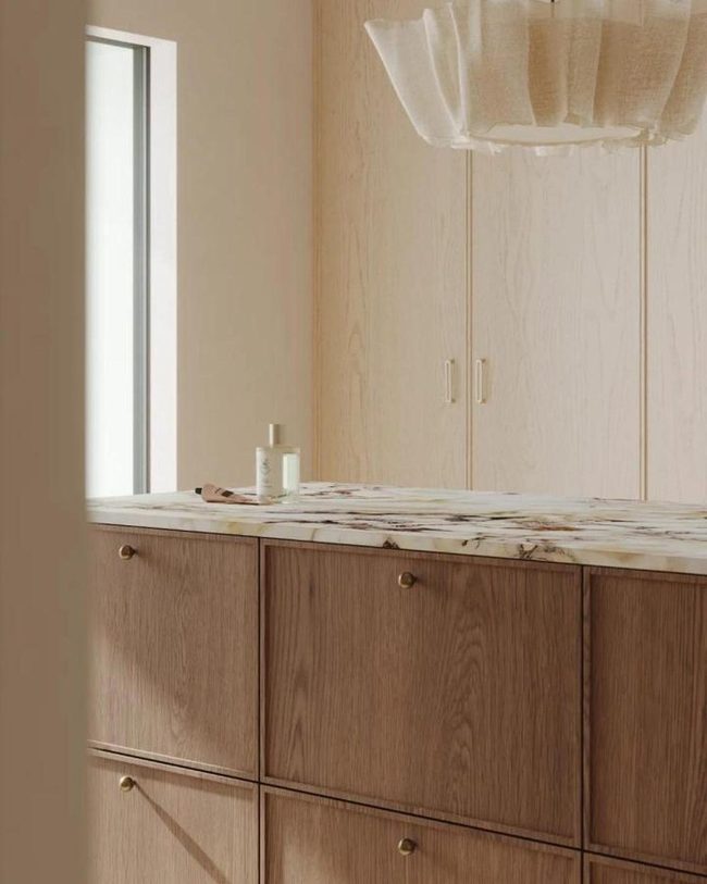 Natural Oak Bathroom Cabinet Fronts