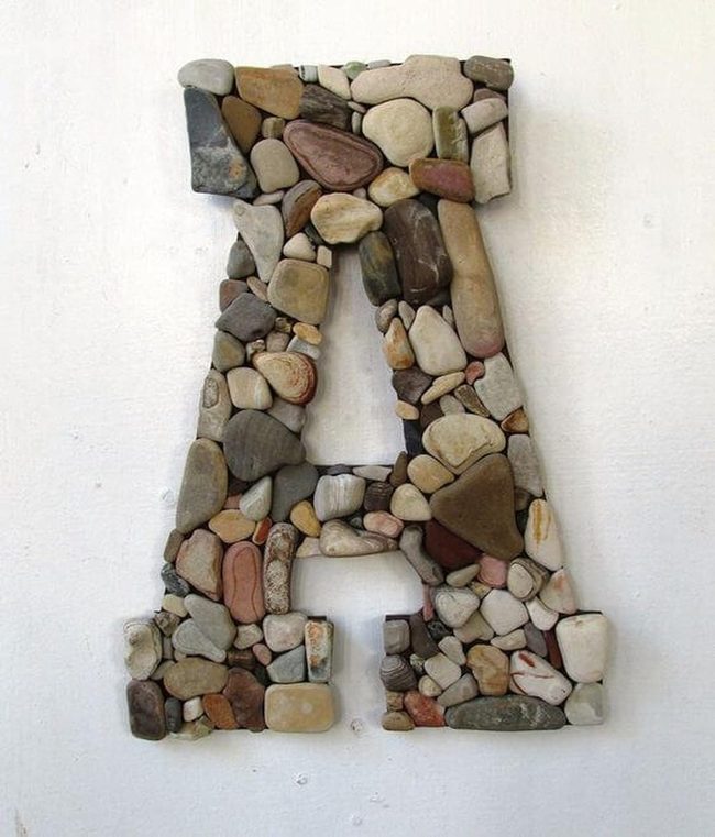 Natural Stone Letters