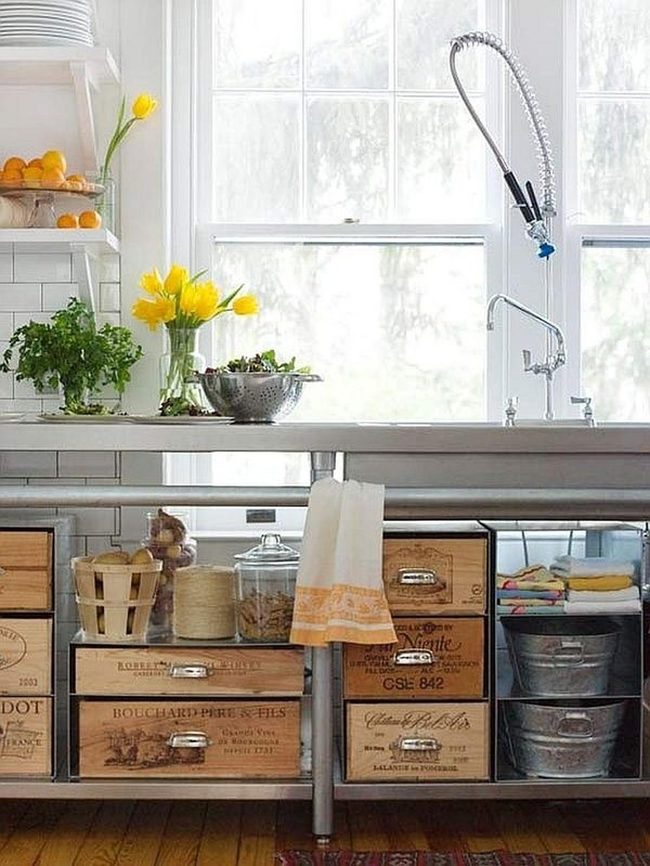 Sunlit Yellow Kitchen Garden