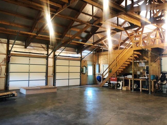 Black And White Barn Office