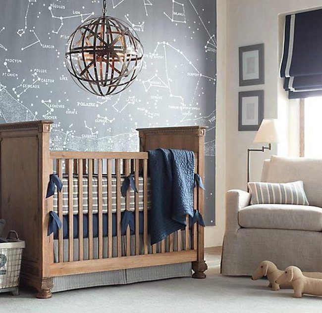 Starlit Navy Nursery