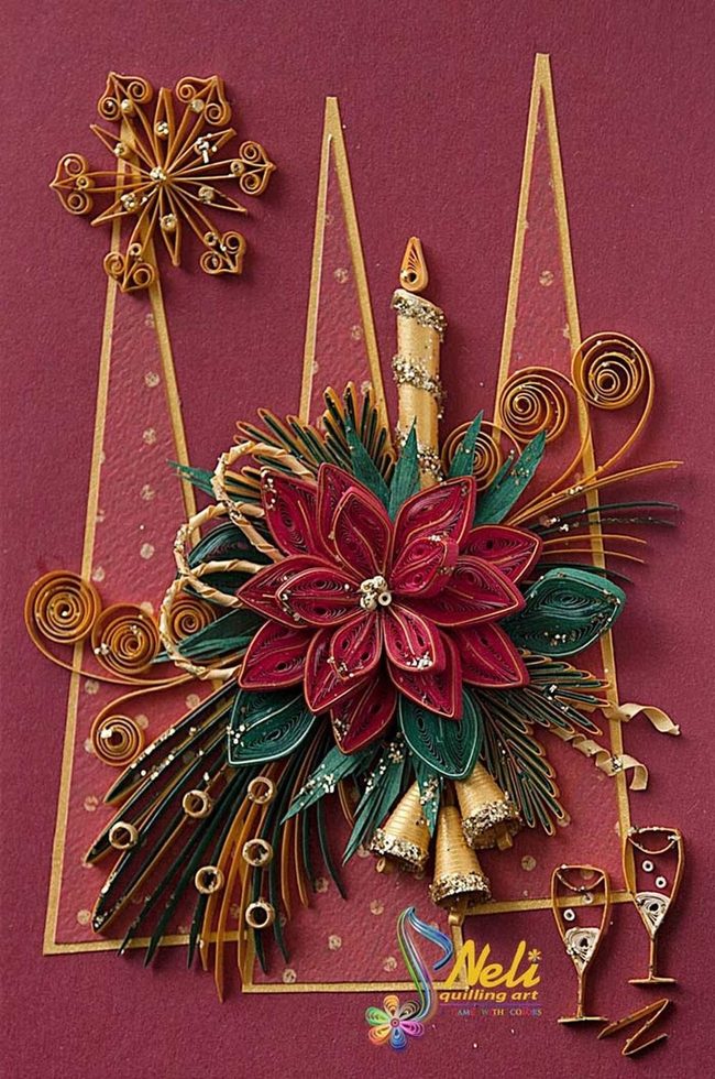 Red And Green Gold Tapestry