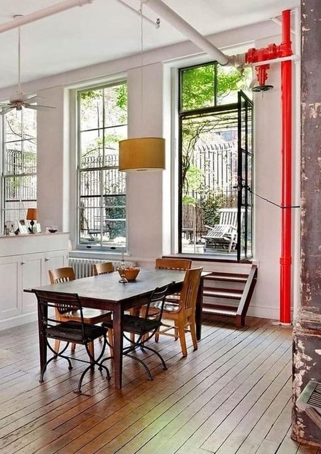 Red Pipe Modern Dining