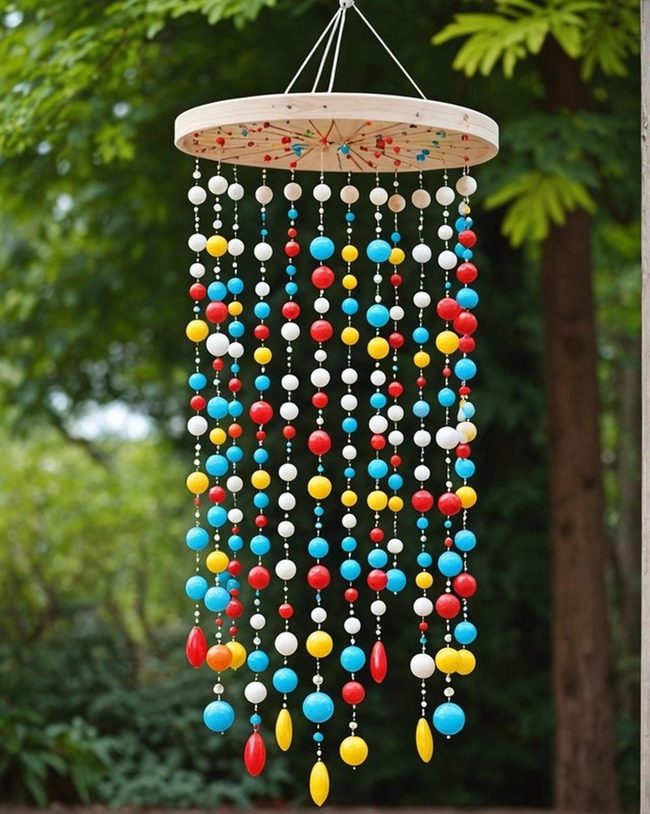 Natural Wood Beads Chiming