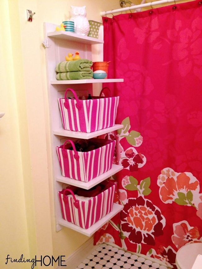 Pink Floral Shower Statement
