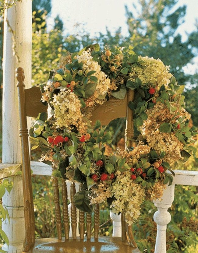 Dried Florals On Weathered Wood